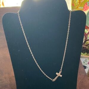 Silver Cross Necklace